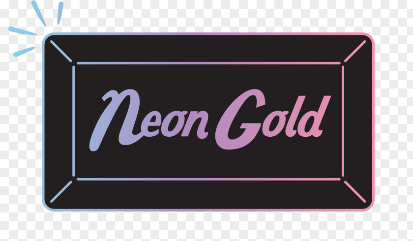 Neon Gold Records Logo New York City Independent Record Label PNG