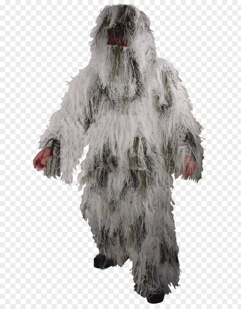 Suit Ghillie Suits Snow Camouflage Military PNG