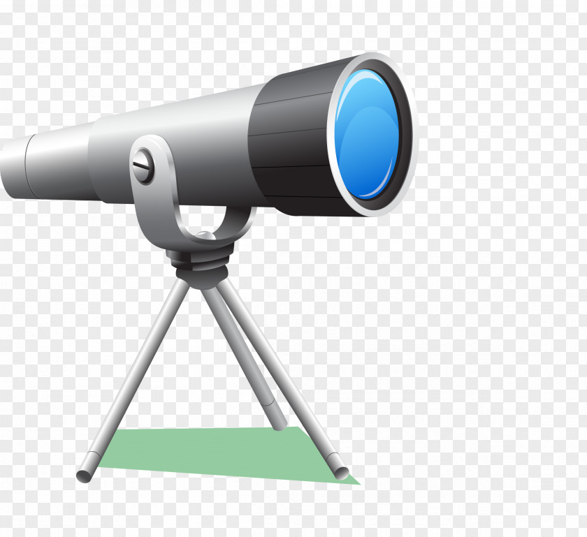 Vector Silver Astronomical Telescope Science Royalty-free Stock Photography Illustration PNG
