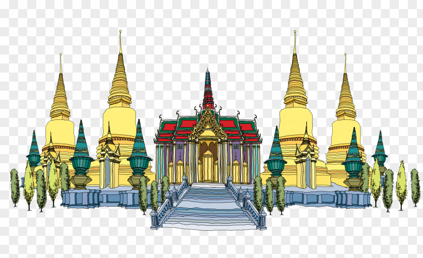 Thailand Grand Palace Computer File PNG