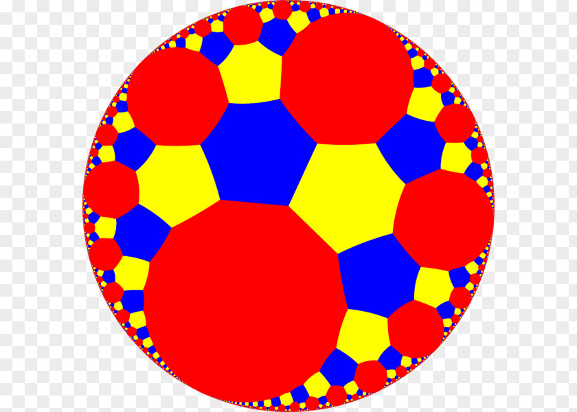 Angle Tessellation Hexagonal Tiling Hyperbolic Geometry Honeycomb PNG