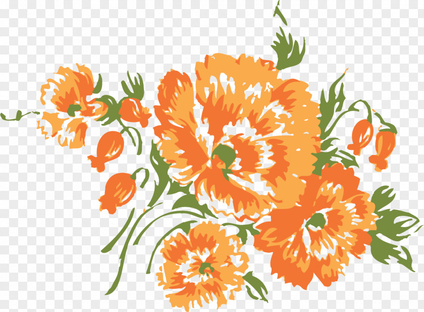 Flower Bouquet Watercolor Painting Clip Art PNG