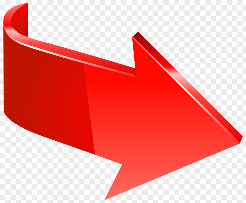 Red Arrow Right Transparent Clip Art Image PNG
