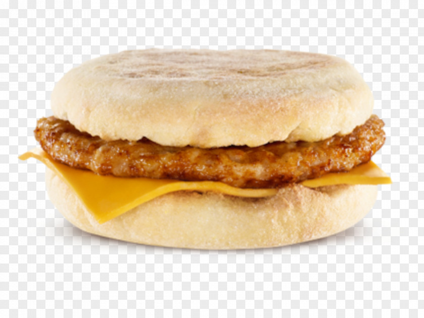 Sausage McDonald's McMuffin Breakfast Sandwich Hamburger Bacon, Egg And Cheese PNG