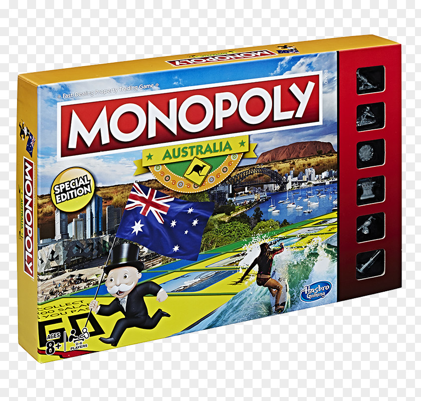 Australia Hasbro Monopoly Board Game PNG