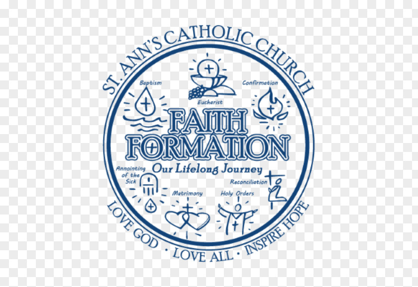 Faith Formation Logo Font Brand Line PNG