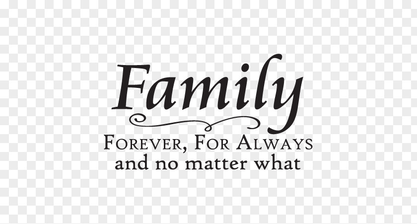 Family Wall Decal Saying Quotation PNG