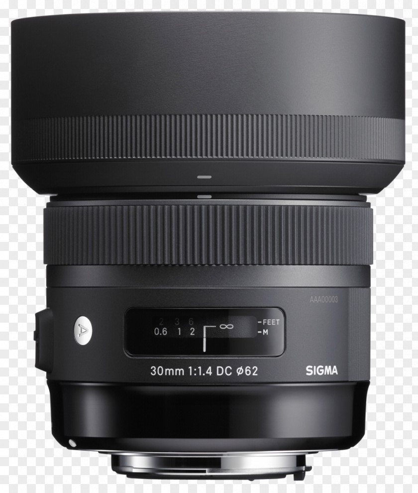 Camera Lens Sigma 30mm F/1.4 EX DC HSM 18-35mm F/1.8 A Canon EF Mount Corporation PNG