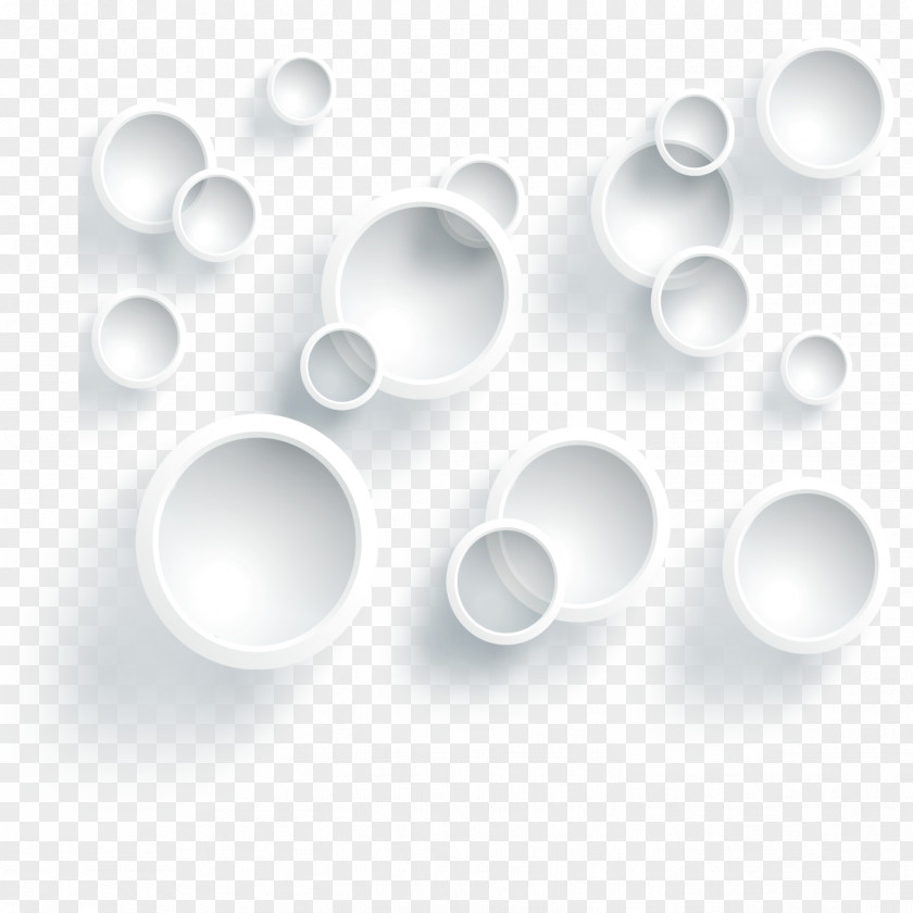 Fashion Circles White PNG