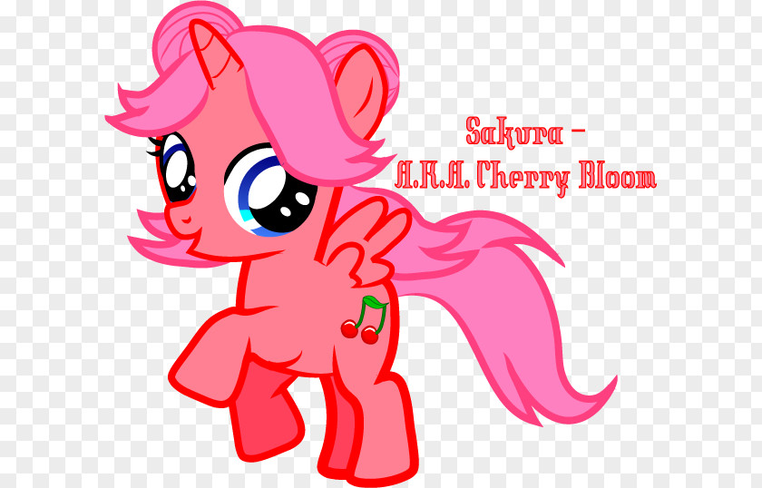 Paint Bloom My Little Pony Cherry Blossom Fan Art Cartoon PNG
