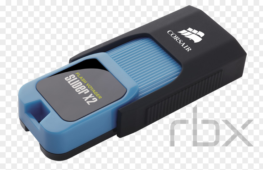 USB Flash Drives Corsair Voyager Slider X2 3.0 Computer Data Storage PNG