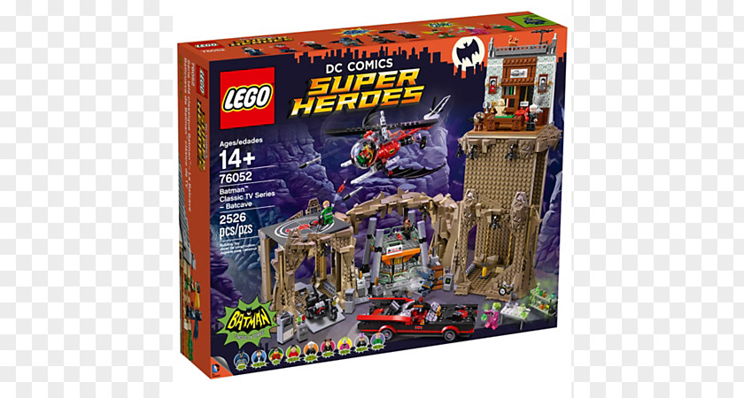 Batcave LEGO 76052 DC Comics Super Heroes Batman Classic TV SeriesBatcave Batcomputer BatcopterLego Aquazone Series PNG