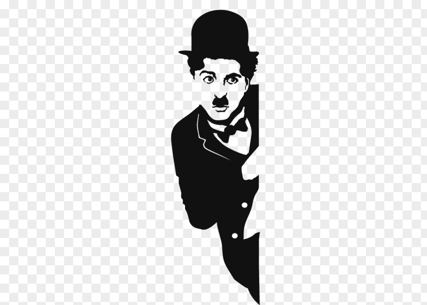 Charlie Chaplin The Tramp Silhouette PNG