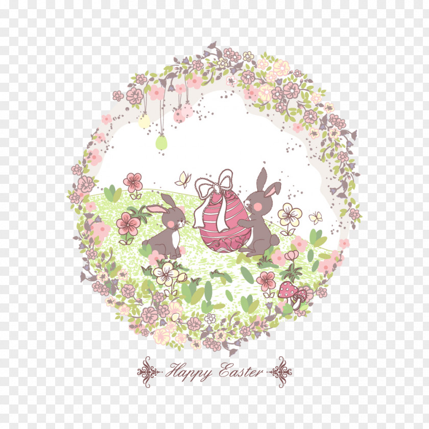 Creative Baskets Bunny Pictures Rabbit Illustration PNG