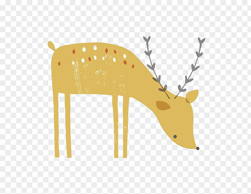 Deer Sticker Forest Bedroom Wall Child PNG