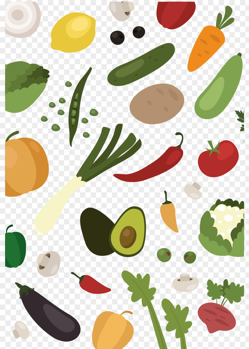 Fruit And Vegetable Menu Food Veganism Clip Art PNG