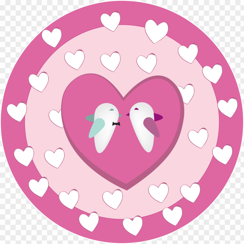 Lovebirds Kissing Love Vector Bird Kiss Heart PNG