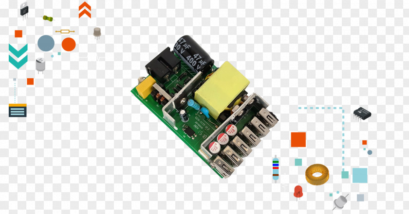 USB Microcontroller Electronics Electric Current Potential Difference PNG