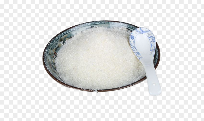 Exquisite White Granulated Sugar Condiment PNG