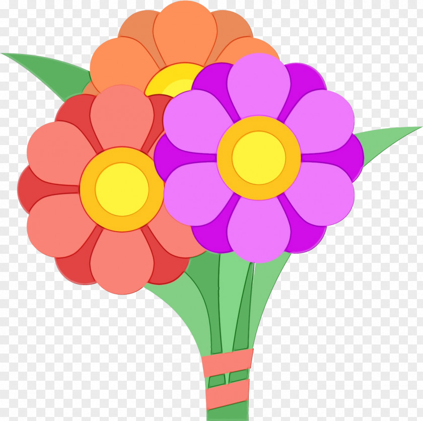 Zinnia Petal Flower Cut Flowers Violet Bouquet Yellow PNG