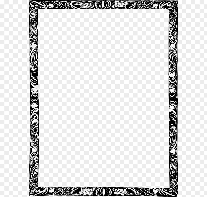 Border Swirls Borders And Frames Book Clip Art PNG