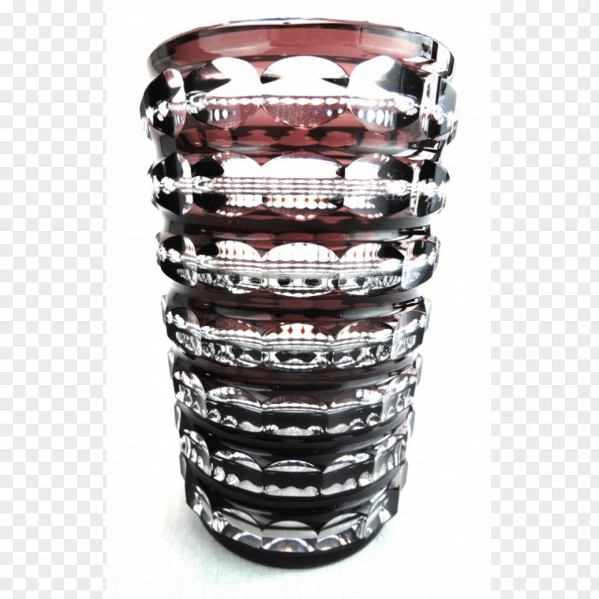 Clear Glass Vase Metal PNG