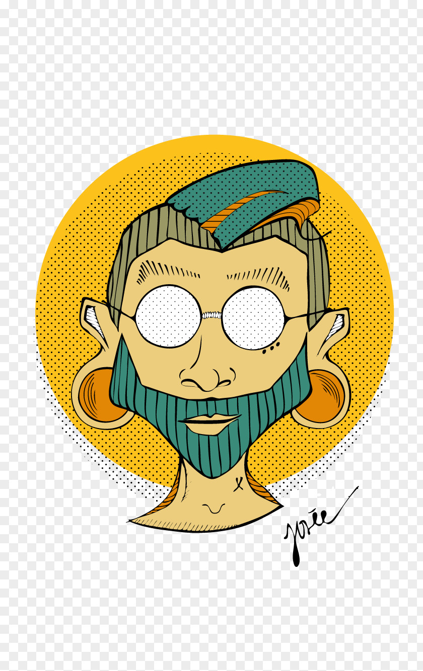 Illustration Cartoon Yellow Font Headgear PNG