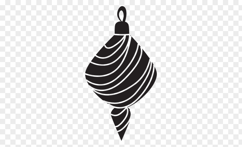 Line Christmas Ornament Spiral Pattern PNG