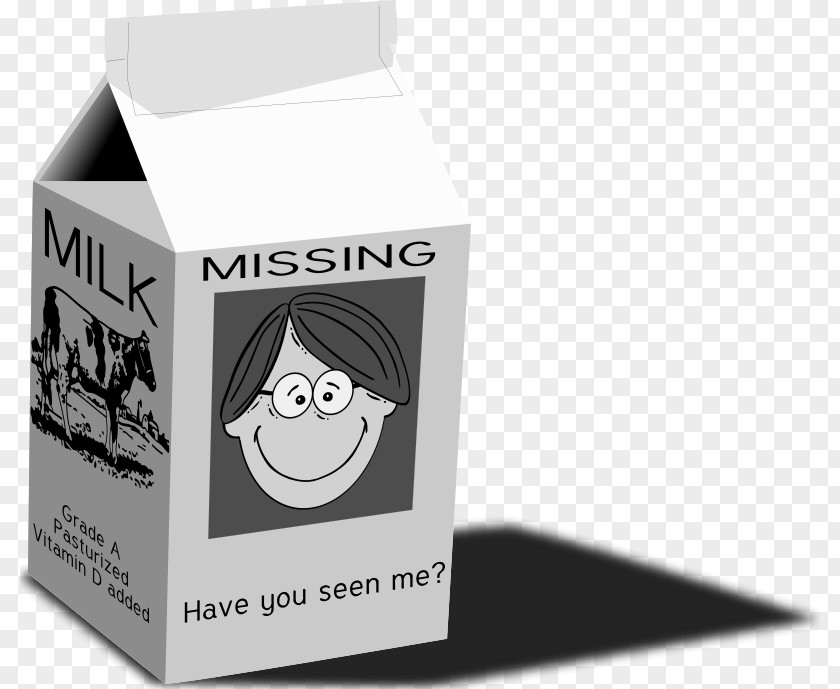 Microsoft Cliparts Milk Photo On A Carton Missing Person Clip Art PNG
