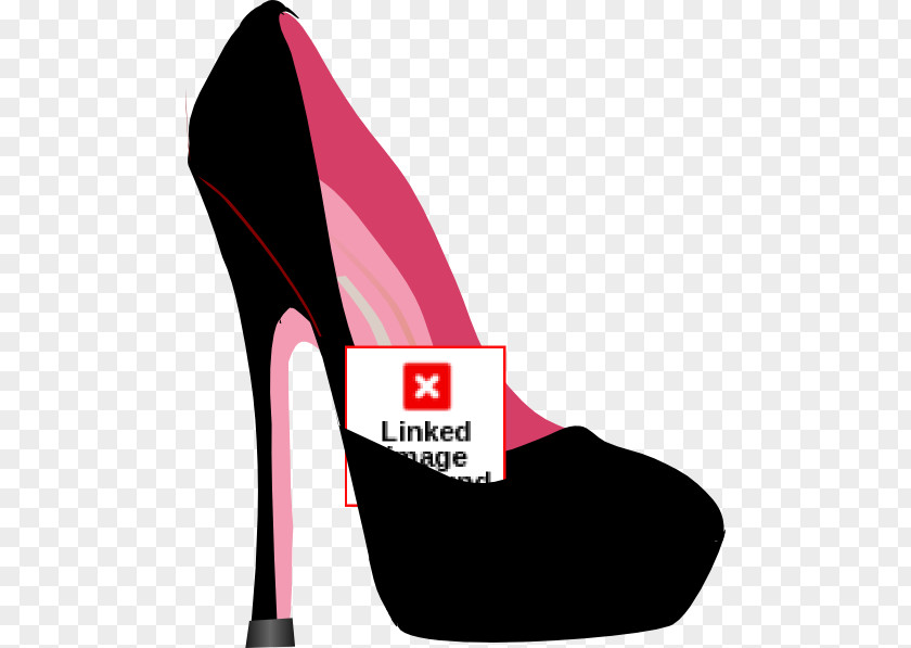 Pink Stiletto Cliparts High-heeled Footwear Heel Shoe Clip Art PNG