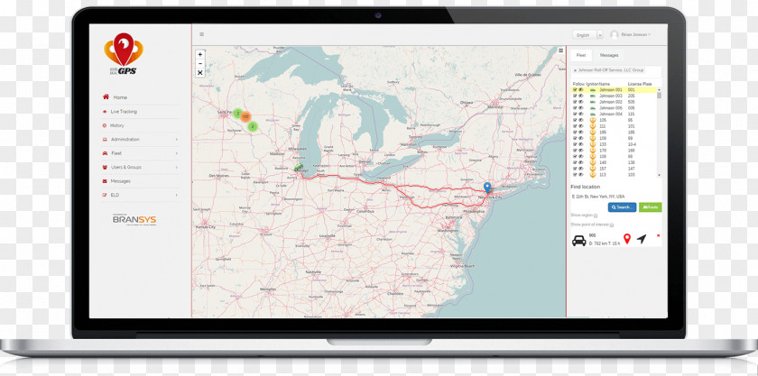 Truck Vehicle Tracking System Automatic Location PNG