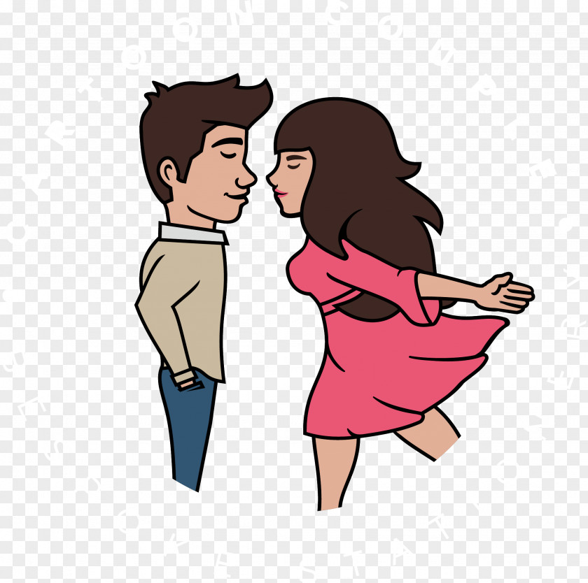 Canglan Cartoon Illustration Design Marriage Canvas PNG