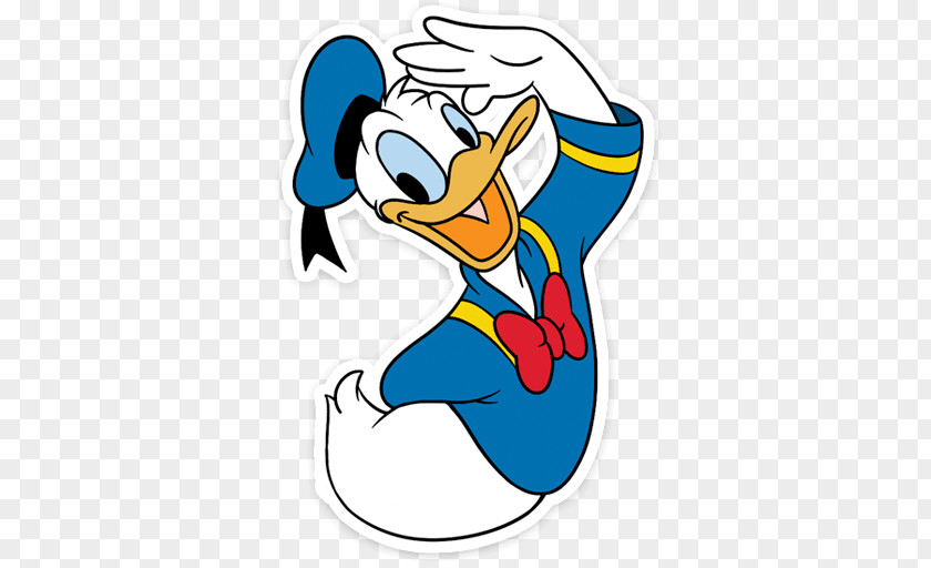 Donald Duck Scrooge McDuck Telegram Sticker PNG