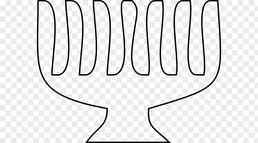 Menorah Clipart White Shoe Pattern PNG