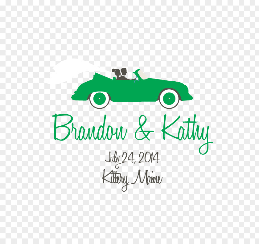 Wedding Monogram Invitation Car Bridegroom PNG