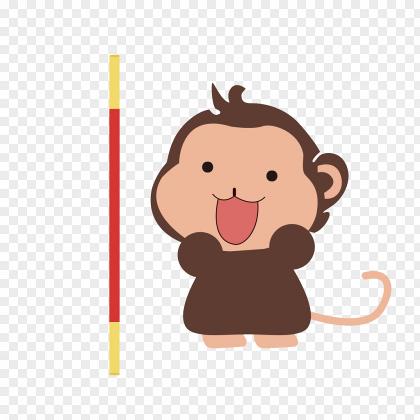 Little Monkey King Bar Cartoon Child Infant PNG