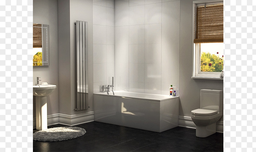 Modern Bathroom Suite Shower Bathtub PNG