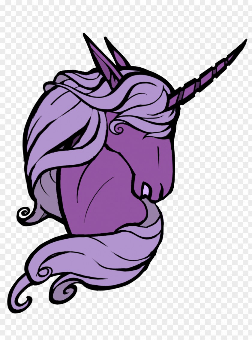 Unicorn Art Violet Clip PNG