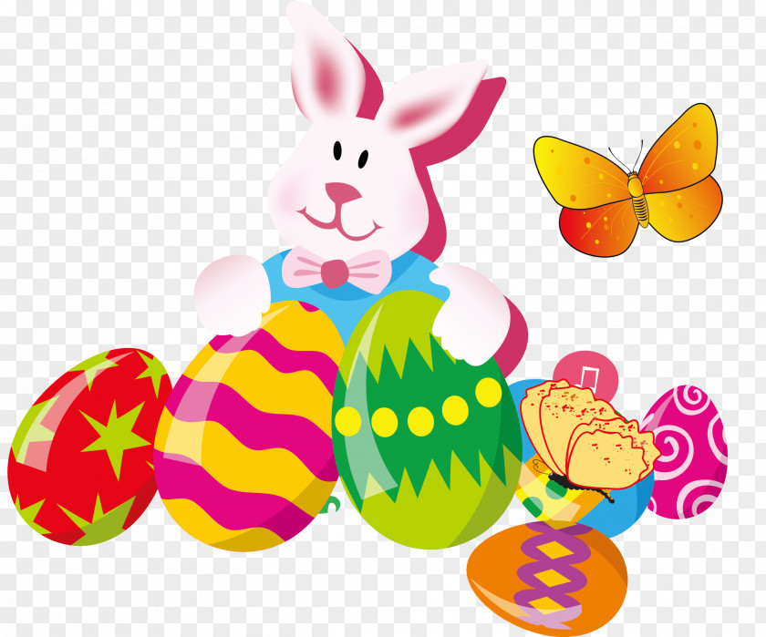 Rabbit Vector Easter Bunny Microsoft PowerPoint Egg Ppt PNG