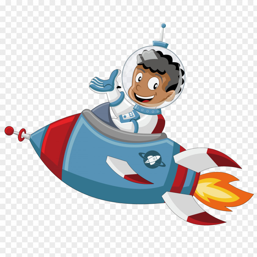 A Foreign Boy Sitting On Rocket Shenzhou 11 Clip Art PNG