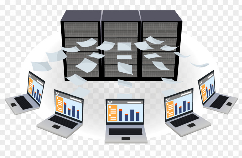 Computer Network Servers Data Storage Information Technology PNG