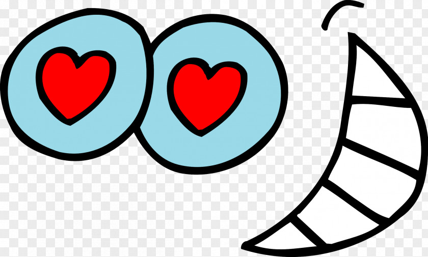 Funny Valentine Clipart Eye Heart Smiley Clip Art PNG