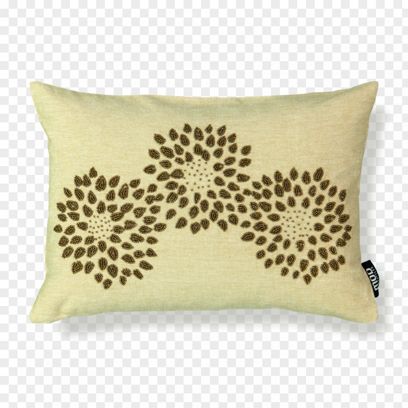 Gold Beads Throw Pillows Cushion Lumbar Down Feather PNG