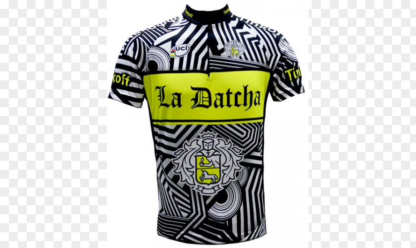 T-shirt Team Saxo Bank-SunGard Tour De France Cycling Jersey UCI World PNG