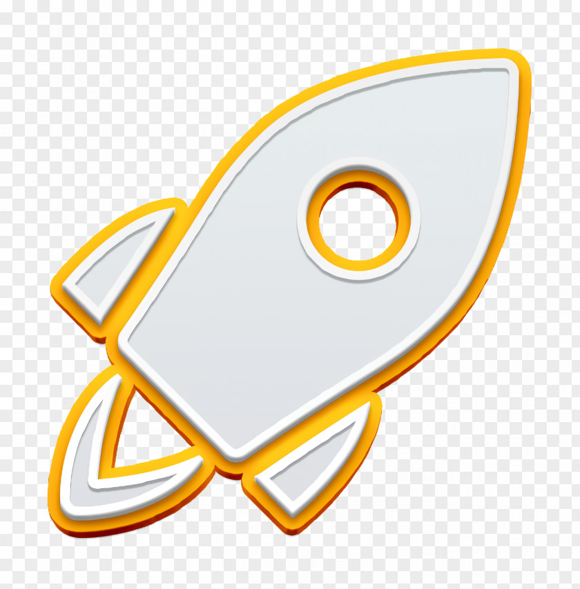 Transport Icon Cute Rocket Launching Development PNG