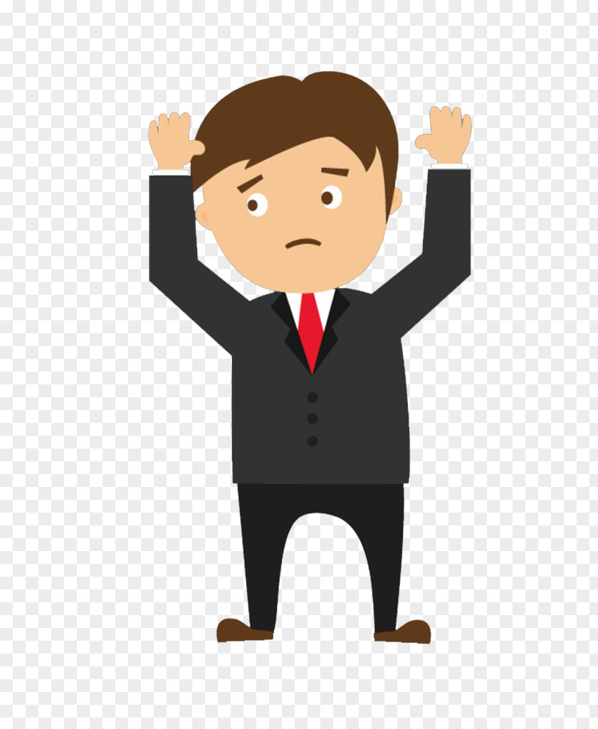 A Man With His Hands Up Cartoon U0e01u0e32u0e23u0e4cu0e15u0e39u0e19u0e0du0e35u0e48u0e1bu0e38u0e48u0e19 Animation PNG