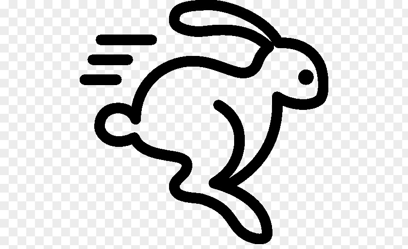 Slowly Rabbit Running PNG