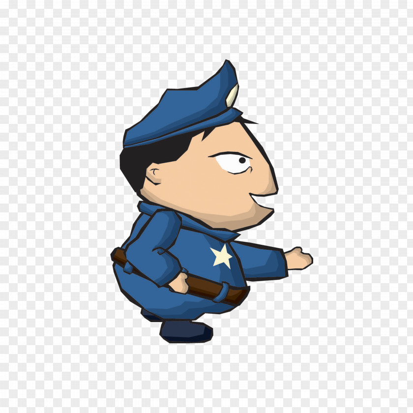 Cartoon Police Officer PNG