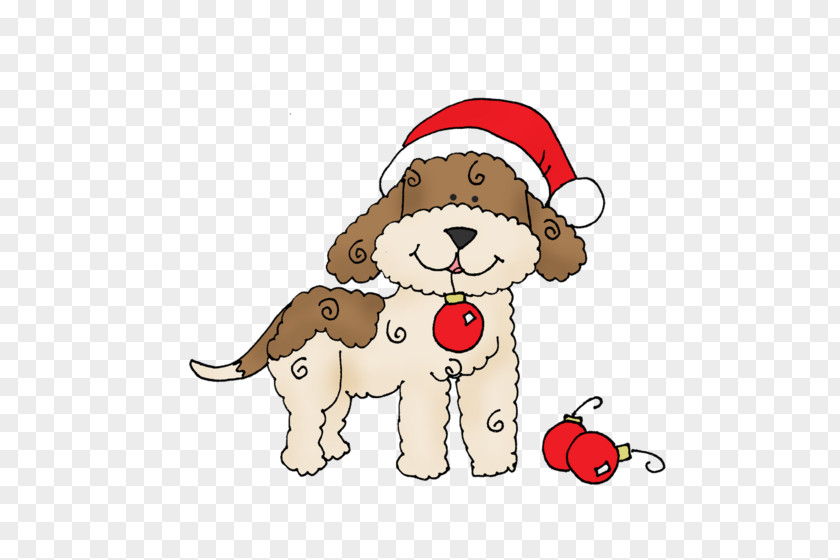 Christmas Cartoon Color Cute Little Dog PNG
