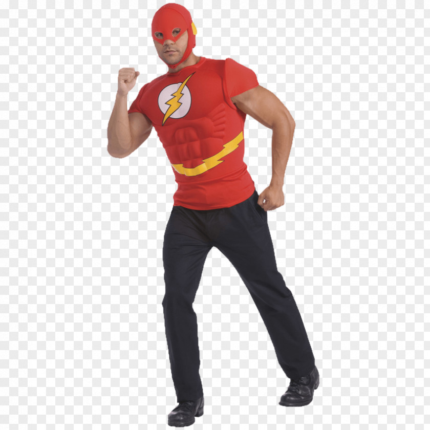 Flash T-shirt Costumes For Children Halloween Costume PNG for costume, chest muscle clipart PNG